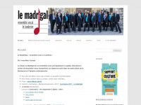 lemadrigal.ch Webseite Vorschau