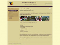 kulturbund-thueringen.de Webseite Vorschau