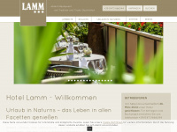 hotel-lamm-naturns.it Webseite Vorschau