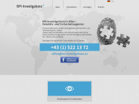 bm-investigations.at Webseite Vorschau