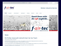 f-air-tec.de Webseite Vorschau