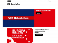 spd-osterhofen.de Webseite Vorschau