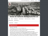 stadtgeschichte-halle.de Webseite Vorschau