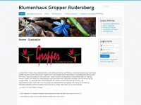 blumenhaus-gropper.de Webseite Vorschau