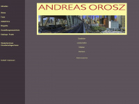 andreasorosz.com Webseite Vorschau