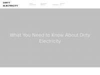 dirtyelectricity.org Webseite Vorschau