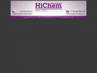 hichem.cz Webseite Vorschau