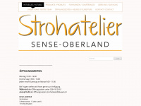 strohatelier.ch Webseite Vorschau