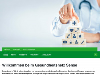 gesundheitsnetz-sense.ch Webseite Vorschau