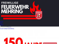 ffw-mehring.de Webseite Vorschau