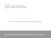korropol.de Webseite Vorschau