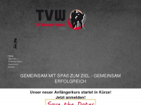 tvw-judo.de Webseite Vorschau