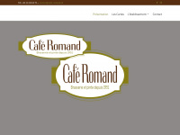 cafe-romand.ch Webseite Vorschau