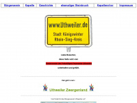 uthweiler.de Webseite Vorschau