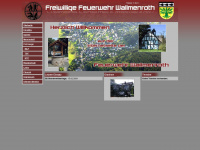 feuerwehrwallmenroth.de Webseite Vorschau