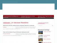 indonesien.net Webseite Vorschau