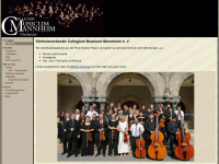 collegium-musicum-mannheim.de Webseite Vorschau