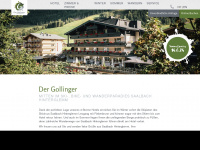 gollingerhof.at Webseite Vorschau
