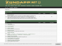 zuendapp.net Webseite Vorschau