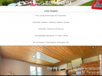 hausbergheim.ch Webseite Vorschau