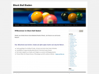 blackball.ch Webseite Vorschau