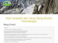 berg-event.ch Webseite Vorschau