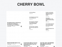 cherrybowl.ch Webseite Vorschau