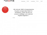parkoptik.ch Webseite Vorschau
