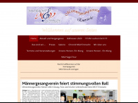 mgv-loeningen.de Webseite Vorschau