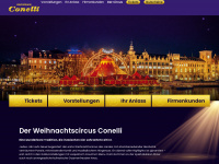 circus-conelli.ch Webseite Vorschau