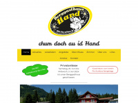 berggasthaus-hand.ch Webseite Vorschau