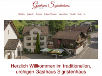 sigristenhaus.ch Webseite Vorschau