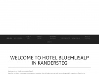 hotel-bluemlisalp.ch Webseite Vorschau