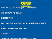 sportbeat.ch Webseite Vorschau