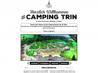 campingtrin.ch Webseite Vorschau