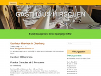 gasthaushirschen.ch Webseite Vorschau