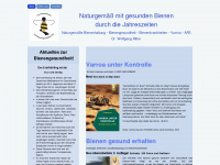 bienengesundheit.info Webseite Vorschau
