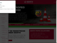 abarthtrofeoslalom.ch Webseite Vorschau