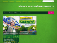 gruene-chemnitz.de Webseite Vorschau
