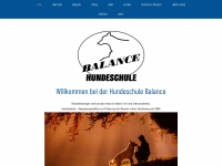hundeschule-balance.ch Webseite Vorschau