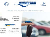 donauland.com Webseite Vorschau