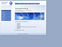 faxmailing-online.de Webseite Vorschau