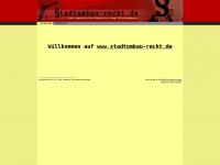 stadtumbau-recht.de Webseite Vorschau