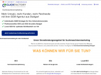 clickfactory.de Webseite Vorschau