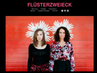 fluesterzweieck.at Webseite Vorschau