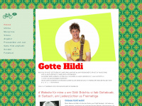gottehildi.ch Webseite Vorschau