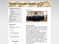 berliner-lehrerchor.de Webseite Vorschau