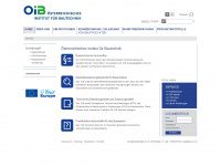 oib.or.at Webseite Vorschau