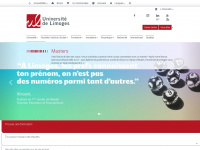 unilim.fr Webseite Vorschau