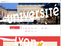 univ-lyon2.fr Webseite Vorschau